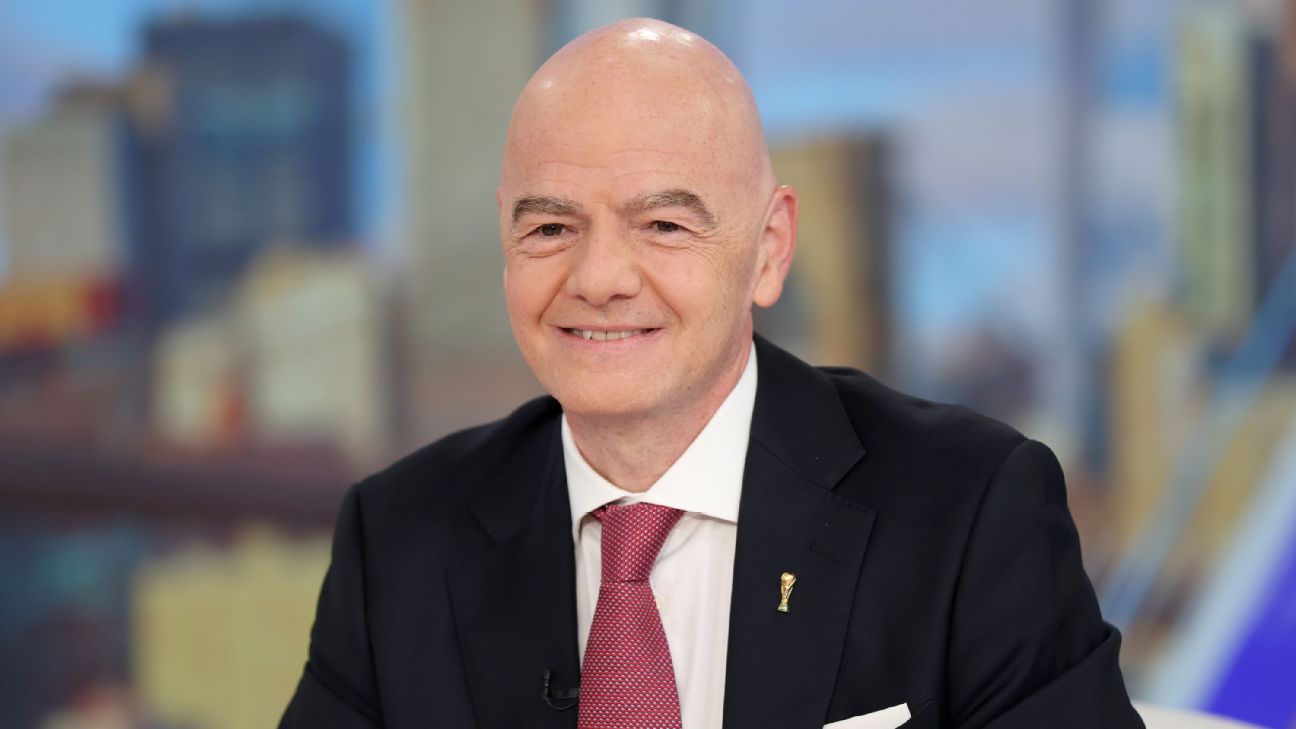 Infantino称FIFA将讨论男足世界杯扩军至64队