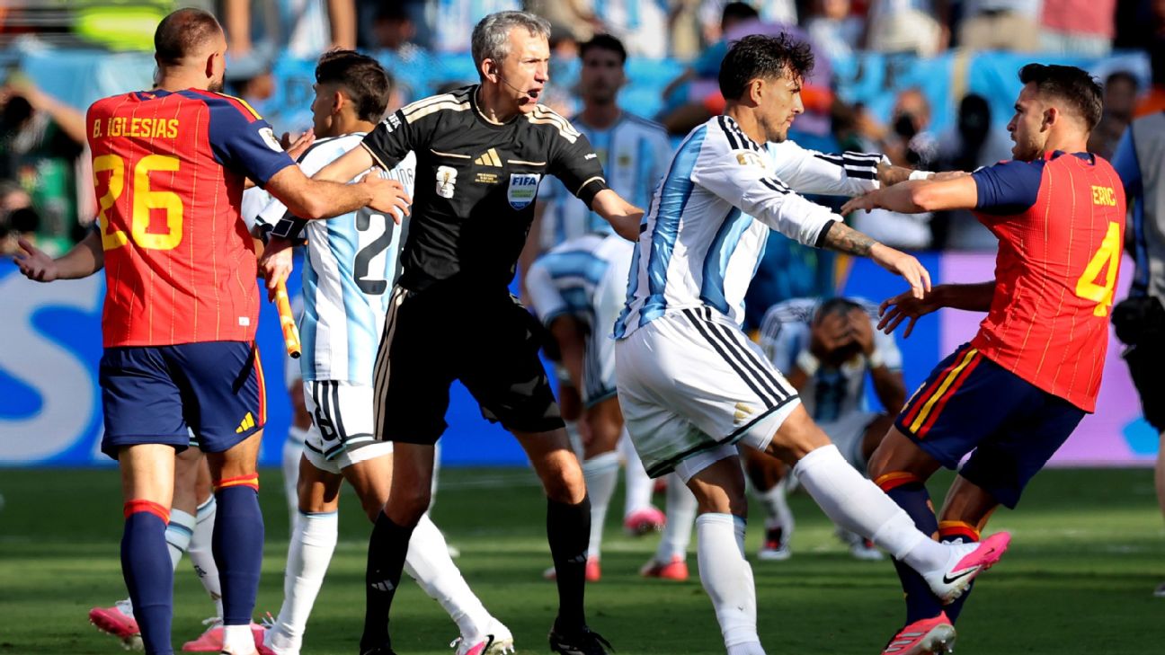 FIFA调查西班牙阿根廷世界杯决赛冲突与赛后暴力